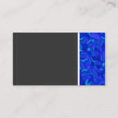 Carte De Visite Ton texture - Facettes de bleu (Dos)