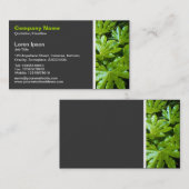 Carte De Visite Ton texture - Feuille (Devant / Derrière)