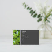 Carte De Visite Ton texture (Feuille) (Debout devant)