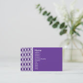 Carte De Visite Ton texture (latino violet) (Debout devant)