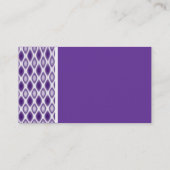 Carte De Visite Ton texture (latino violet) (Dos)