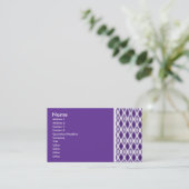 Carte De Visite Ton texture (latino-violet) II (Debout devant)