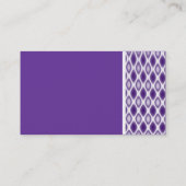 Carte De Visite Ton texture (latino-violet) II (Dos)