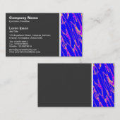 Carte De Visite Ton texture - Marbre cosmique Abstrait (Devant / Derrière)