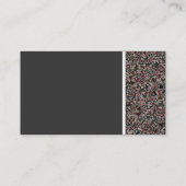 Carte De Visite Ton texture - Pierre facettée Abstraite (Dos)