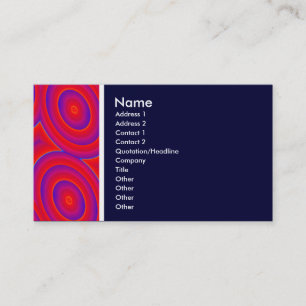 Carte De Visite Ton texture (résonance) - Customisé