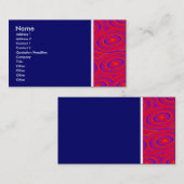 Carte De Visite Ton texture (résonance) - II a (Devant / Derrière)
