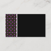 Carte De Visite Ton texture - Terrazzo 011- Noir (Dos)