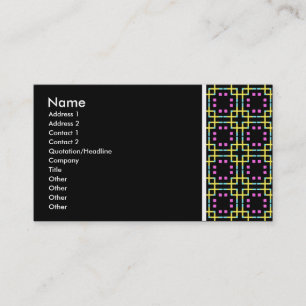 Carte De Visite Ton texture - Terrazzo 012- Noir