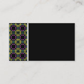 Carte De Visite Ton texture - Terrazzo 012- Noir (Dos)