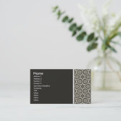 Carte De Visite Ton texture - Terrazzo 014a (201F1B) (Debout devant)
