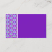 Carte De Visite Ton texture - Terrazzo 02 - Violet (7C12C3) (Dos)