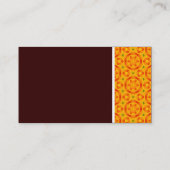 Carte De Visite Ton texture - Terrazzo 05 - Brown foncé (Dos)