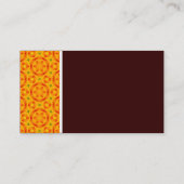 Carte De Visite Ton texture - Terrazzo 05 - Brown foncé (Dos)