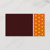 Carte De Visite Ton texture - Terrazzo 06 - Brown foncé (Dos)