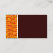 Carte De Visite Ton texture - Terrazzo 07 - Brown foncé (Dos)