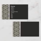 Carte De Visite Ton texture - Terrazzo (201F1B) (Devant / Derrière)