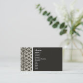 Carte De Visite Ton texture - Terrazzo (201F1B) (Debout devant)