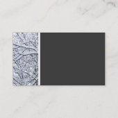 Carte De Visite Tonage de texture (Branches de neige) (Dos)