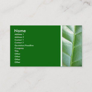 Carte De Visite Tonage de texture (feuille de tissu) II