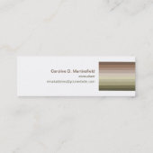 Carte de visite tonal de spectre (Dos)