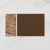 Carte De Visite Tonalité texturale (mer et sable) - Customisé (Dos)