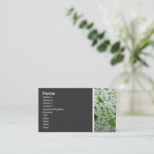 Carte De Visite Tonalité texturale (Persil de vache) (Debout devant)