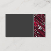Carte De Visite Tonalité texturale - Rouge Abstrait (Dos)