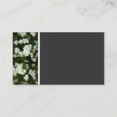 Carte De Visite Tonalité Texture (Petites Fleurs) (Dos)