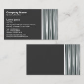 Carte De Visite Tonalité Texture - Rideau Argent (Devant / Derrière)