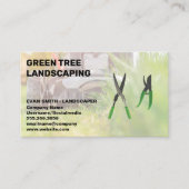 Carte De Visite tondeuse à gazon | Gardener Shears (Devant)