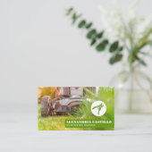 Carte De Visite tondeuse | Couper L'Herbe Haute | Jardinage (Debout devant)
