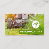 Carte De Visite tondeuse | Couper L'Herbe Haute | Jardinage (Devant)