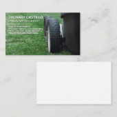 Carte De Visite tondeuse | Herbe fraîche coupée (Devant / Derrière)