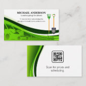 Carte De Visite tondeuse | Outils de paysage (Devant / Derrière)