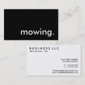 Carte De Visite tondre. (Devant / Derrière)