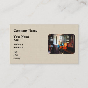 Carte De Visite Tonique capillaire et tasses à rasage