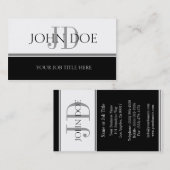 Carte De Visite TonJobTitle S Blancs de bande (Devant / Derrière)