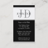 Carte De Visite TonJobTitle S Blancs de bande (Dos)