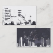 Carte De Visite Tonnerre - affaires (Devant / Derrière)