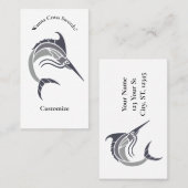 Carte De Visite Tonnerre de poisson-épée (Devant / Derrière)
