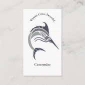 Carte De Visite Tonnerre de poisson-épée (Devant)