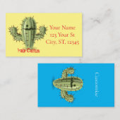 Carte De Visite Tonnerre Irate Cactus Thunder_Cove (Devant / Derrière)