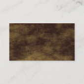 Carte De Visite Tons alternatifs - brun de planète (Dos)