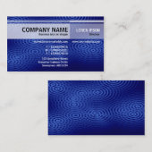 Carte De Visite Tons alternatifs - pluie électrique (bleue) (Devant / Derrière)