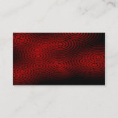 Carte De Visite Tons alternatifs - pluie électrique (rouge foncé) (Dos)