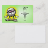 Carte De Visite Tons de volleyball (Devant / Derrière)