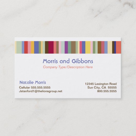 Carte De Visite Tons d'entreprise propres et simples de jardin de (Devant)