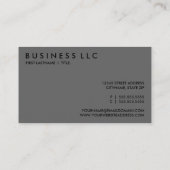 Carte De Visite TONS GRIS (carrés mod) (Dos)