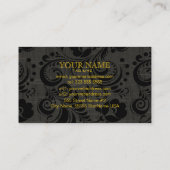 Carte De Visite Tons or Baroque Swils Motif 2 (Dos)
